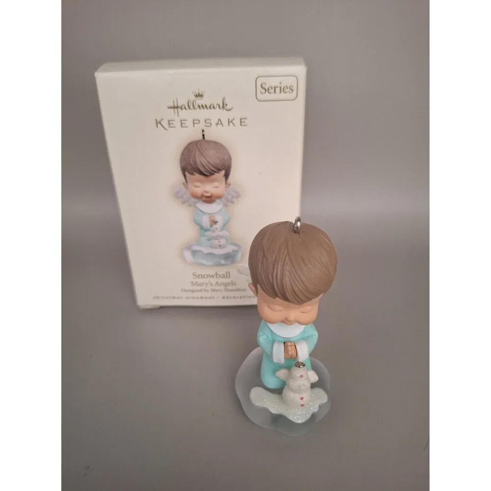 Marys Angels Snowball, Hallmark Keepsake Ornaments